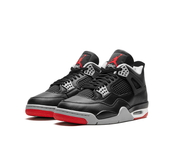 Tênis Nike Air Jordan 4 'Bred Reimagined' Preto / Vermelho