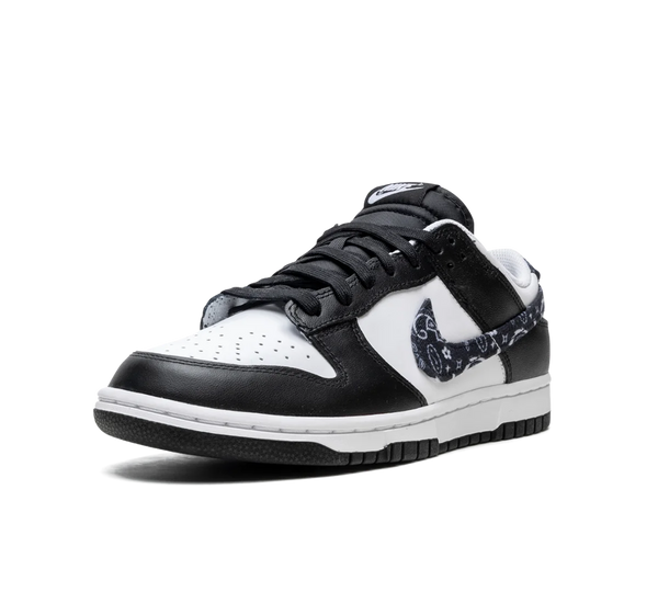 Tênis Nike Dunk Low 'Black Paisley' Branco / Preto