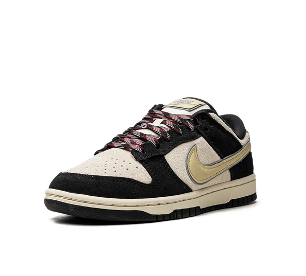 Tênis Nike Dunk Low 'LX Black Team Gold' Preto / Bege