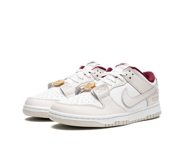 Tênis Nike Dunk Low 'Just Do It White Phantom' Bege