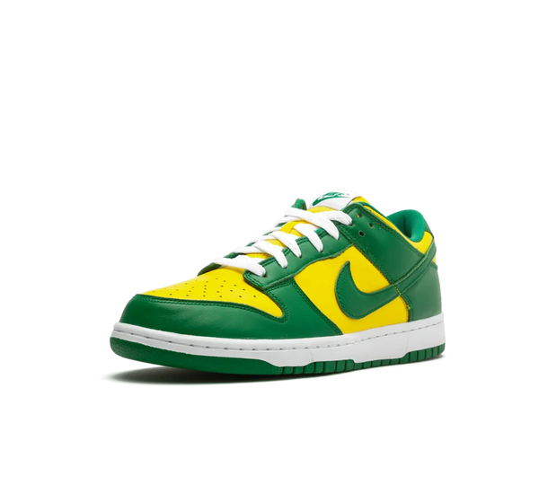 Tênis Nike Dunk Low Retro 'Brazil' Verde / Amarelo