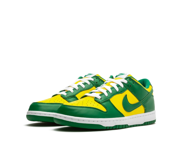 Tênis Nike Dunk Low Retro 'Brazil' Verde / Amarelo