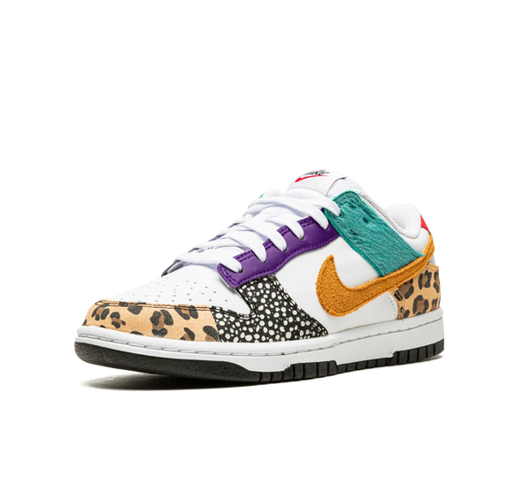 Tênis Nike Dunk Low 'Safari Mix' Animal Print