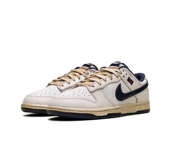 Tênis Nike Dunk Low x Strange Things 'Phantom Midnight Navy' Branco / Azul