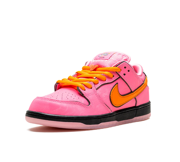 Tênis Nike Dunk Low SB x Powerpuff Girls 'Florzinha' Rosa