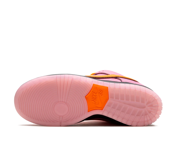 Tênis Nike Dunk Low SB x Powerpuff Girls 'Florzinha' Rosa