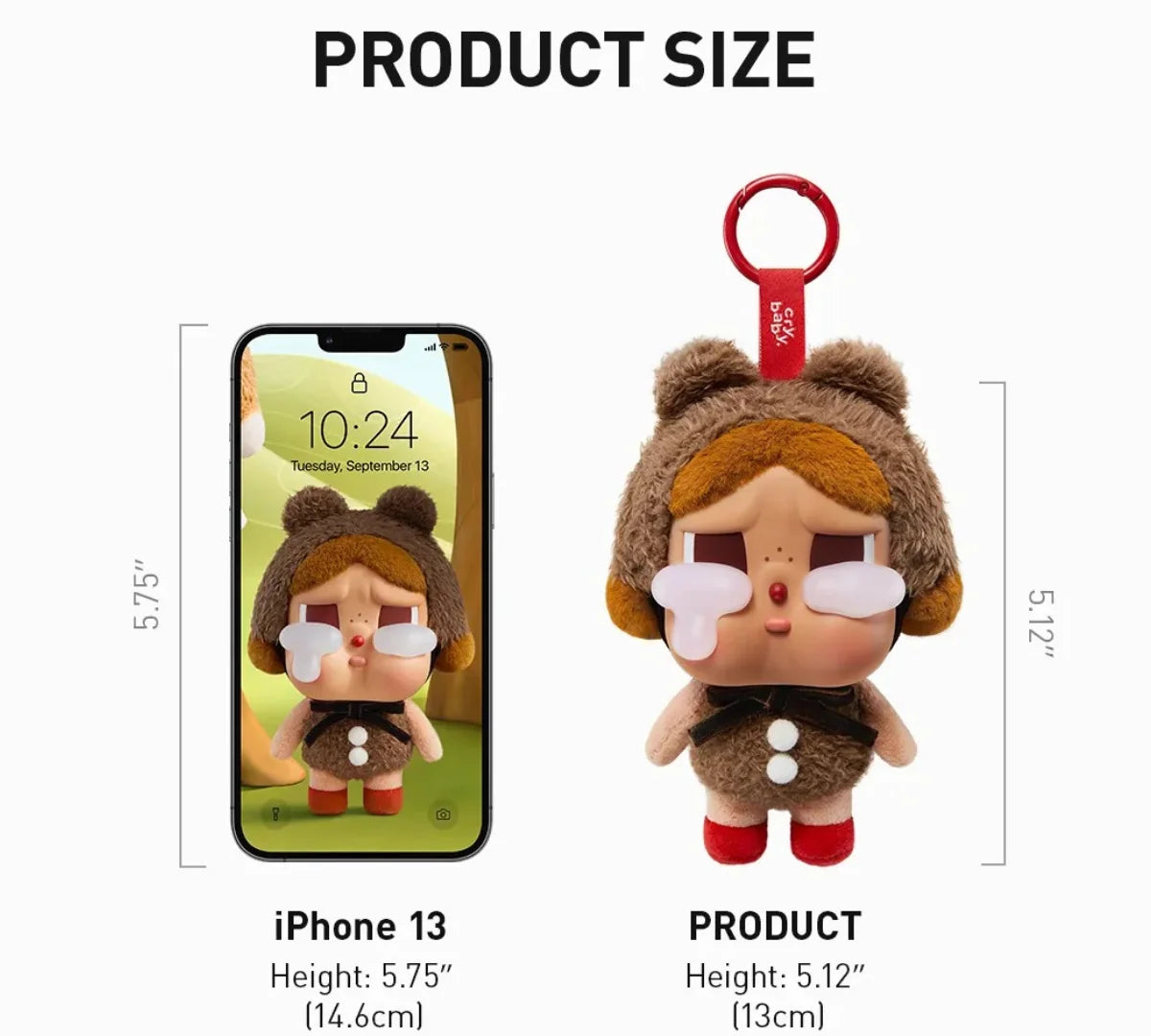 Pop Mart Crybaby Crying Again Series 'Vinyl Face Plush Blind Box