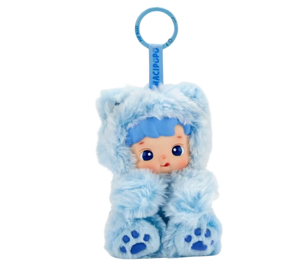 Chaveiro Pop Mart Hacipupu Gummy Bear 'Blueberry Flavor'