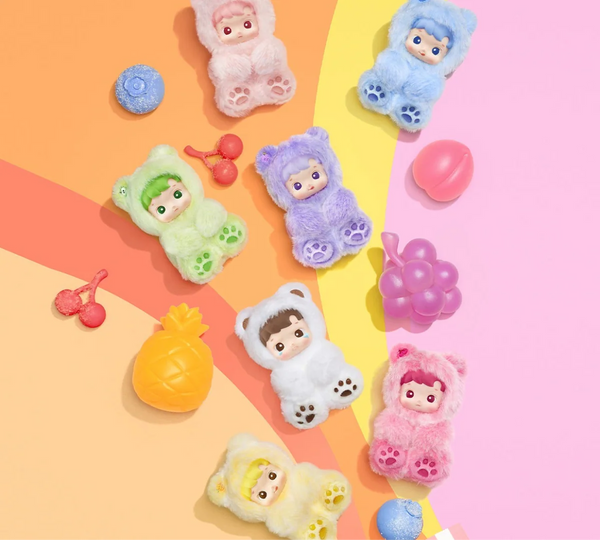 Pop Mart Hacipupu Gummy Bear Series 'Vinyl Plush Pendant' Blind Box