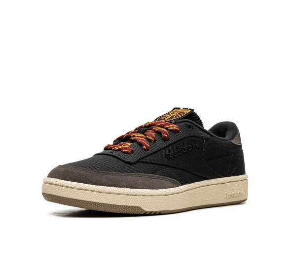 Tênis Reebok Club C Harry Potter 'Hogwarts' Preto / Marrom