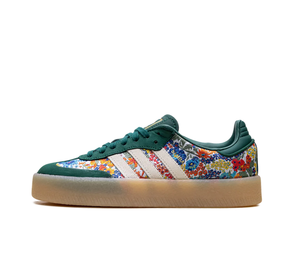 Tênis Adidas Sambae 'Liberty London Collegiate Green' Verde/Flores