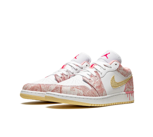 Tênis Nike Air Jordan 1 Low 'Paint Drip' Branco / Colorido – foto 3