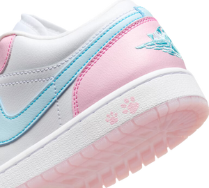 Tênis Nike Air Jordan 1 Low 'Paw Print' Rosa – foto 5