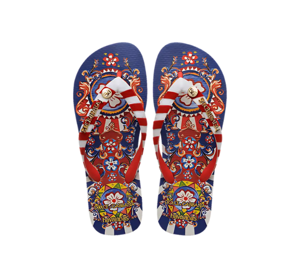 Chinelo Havaianas Dolce&Gabbana 'Carretto Siciliano'