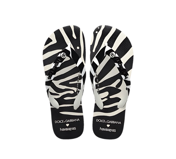 Chinelo Havaianas 'Dolce&Gabbana Zebra'