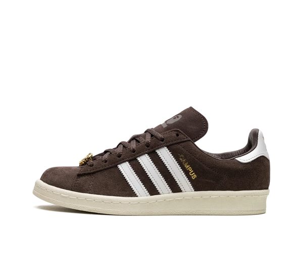 Tênis Adidas Campus 80s x Bape 'Brown' Marrom
