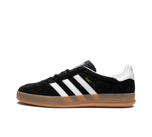 Tênis Adidas Gazelle Indoor 'Black and White Gum' Preto / Branco