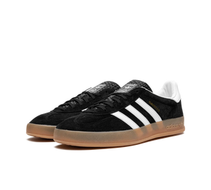 Tênis Adidas Gazelle Indoor 'Black and White Gum' Preto – foto 3