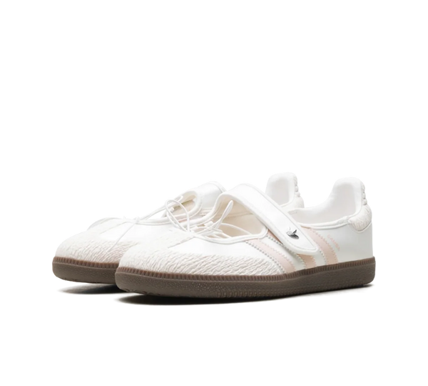 Tênis Adidas Samba Jane 'Cloud White Pink' Branco / Rosa