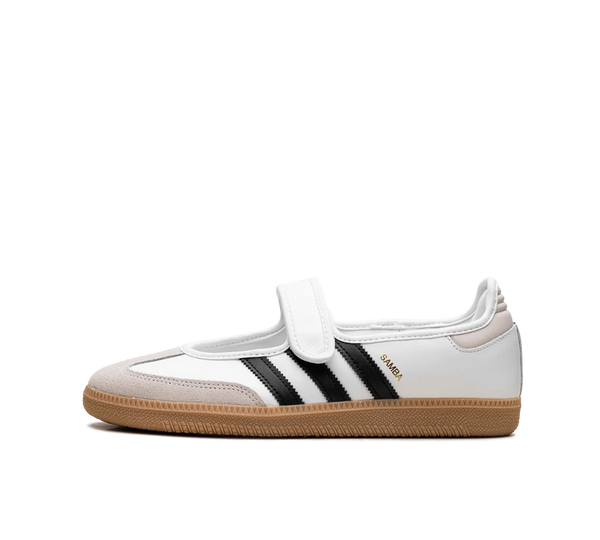 Tênis Adidas Samba Jane 'White Black Gum' Branco/Preto
