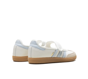 Tênis Adidas Samba Jane Feminino 'White Blue Gum' Creme/Azul Claro – foto 4