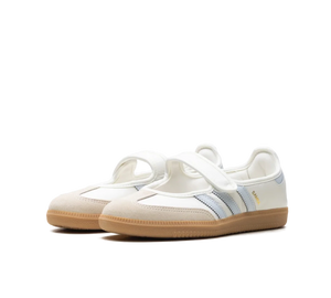 Tênis Adidas Samba Jane Feminino 'White Blue Gum' Creme/Azul Claro – foto 3