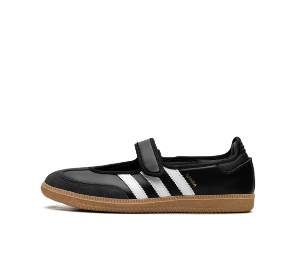 Tênis Adidas Samba Jane 'Black White Gum' Preto/Branco
