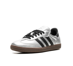 Tênis Adidas Samba OG 'Silver Metallic Black Gum' Prata – foto 2