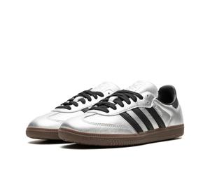 Tênis Adidas Samba OG 'Silver Metallic Black Gum' Prata – foto 3