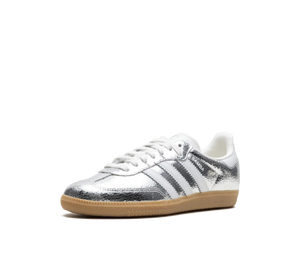 Tênis Adidas Samba OG 'Silver Metallic Cracked Leather' Prata – foto 2