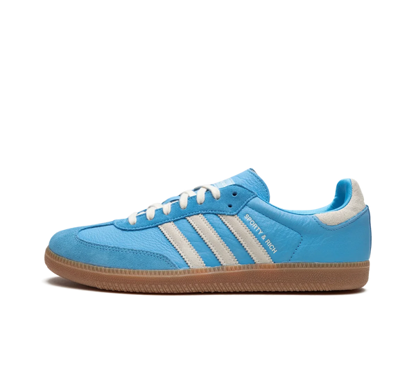 Tênis Adidas Samba OG x Sporty & Rich 'Blue Rush' Azul