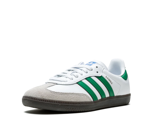 Tênis Adidas Samba OG 'White Green'  Branco / Verde