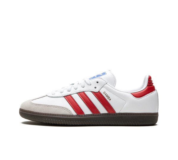 Tênis Adidas Samba OG 'White Red' Branco / Vermelho