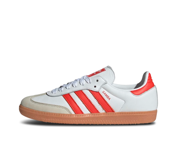 Tênis Adidas Samba OG 'White Solar Red' Branco / Vermelho