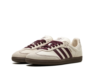 Tênis Adidas Samba OG 'Wonder White Maroon' Bege / Vinho – foto 3