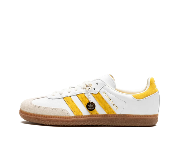 Tênis Adidas Samba OG x Sporty & Rich 'Bold Gold' Branco / Amarelo