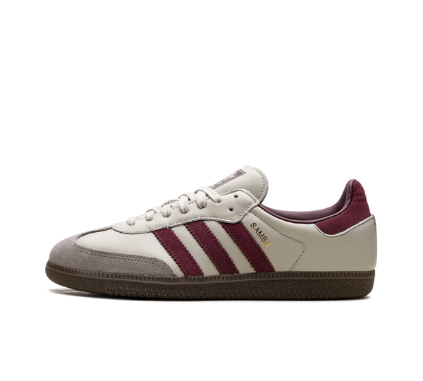 Tênis Adidas Samba OG 'Putty Grey Maroon' Cinza / Vinho