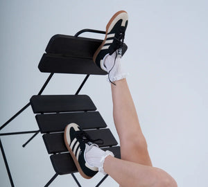 Tênis Adidas Samba OG 'Wonder White' Preto / Creme – foto 5