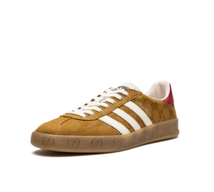 Tênis Adidas x Gucci Gazelle 'GG Beige Brown' Marrom – foto 2