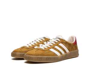 Tênis Adidas x Gucci Gazelle 'GG Beige Brown' Marrom – foto 3
