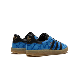 Tênis Adidas x Gucci Gazelle 'GG Monogram Blue' Azul – foto 4