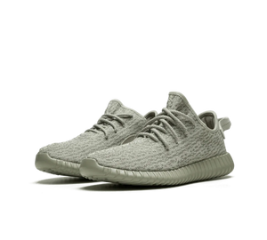 Tênis Adidas Yeezy Boost 350 'Moonrock' Cinza Claro / Verde – foto 3