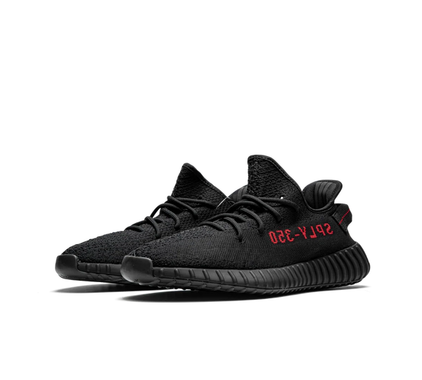 Tênis Adidas Yeezy Boost 350 V2 'Black Red (Bred)' Preto / Vermelho