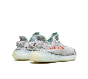 Tênis Adidas Yeezy Boost 350 V2 'Blue Tint' Azul Claro / Vermelho – foto 4