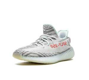 Tênis Adidas Yeezy Boost 350 V2 'Blue Tint' Azul Claro / Vermelho – foto 2