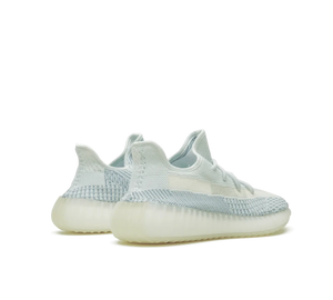 Tênis Adidas Yeezy Boost 350 V2 'Cloud White' Branco / Azul – foto 4