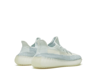 Tênis Adidas Yeezy Boost 350 V2 'Cloud White Reflective' Branco / Azul Claro – foto 5