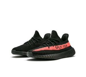 Tênis Adidas Yeezy Boost 350 V2 'Core Red' Preto / Vermelho – foto 3