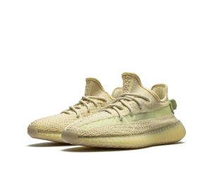 Tênis Adidas Yeezy Boost 350 V2 'Flax' Bege / Amarelo – foto 3