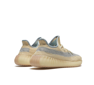 Tênis Adidas Yeezy Boost 350 V2 'Linen' Bege / Azul Claro – foto 4